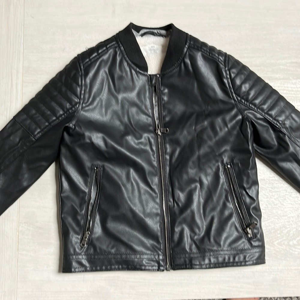 H&M Boys Motorcycle Jacket in size 6x